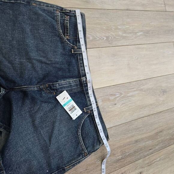 Calvin Klein Jean Shorts high waist rigid short antique size 16 - Picture 12 of 16